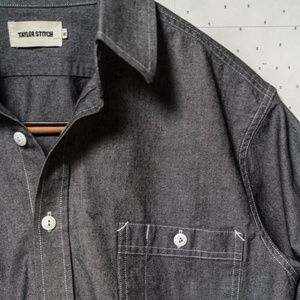 Taylor Stitch - Utility Shirt in Gray Chambray (M)